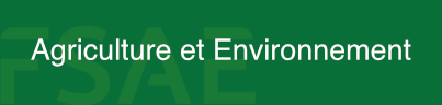 Agriculture et environnement